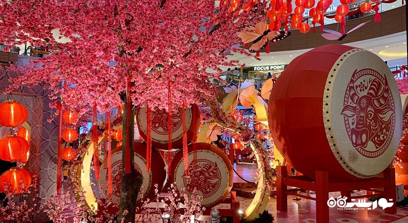 مرکز خرید مرکز خرید گرنی پلازا شهر مالزی کشور پنانگ