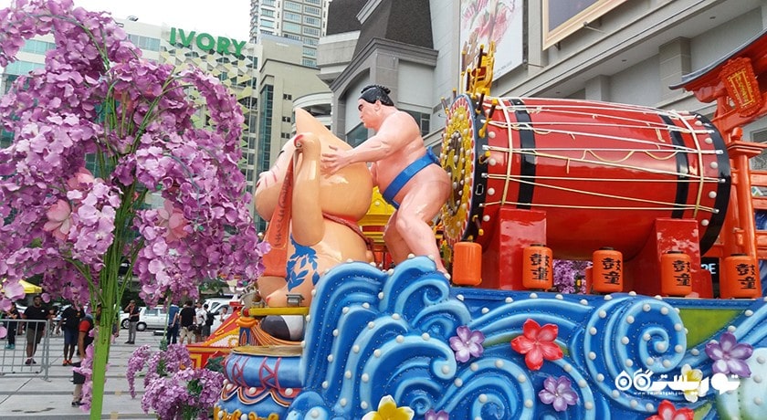 مرکز خرید مرکز خرید پنانگ تایمز اسکوئر شهر مالزی کشور پنانگ