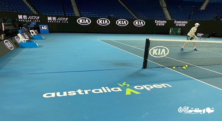 سرگرمی استادیوم بین المللی تنیس و اسکواش خلیفه دوحه شهر قطر کشور دوحه