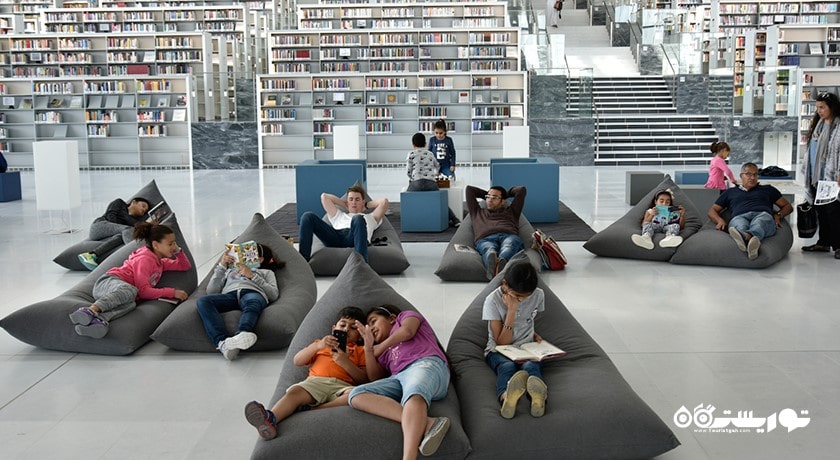  کتابخانه ملی قطر شهر قطر کشور دوحه