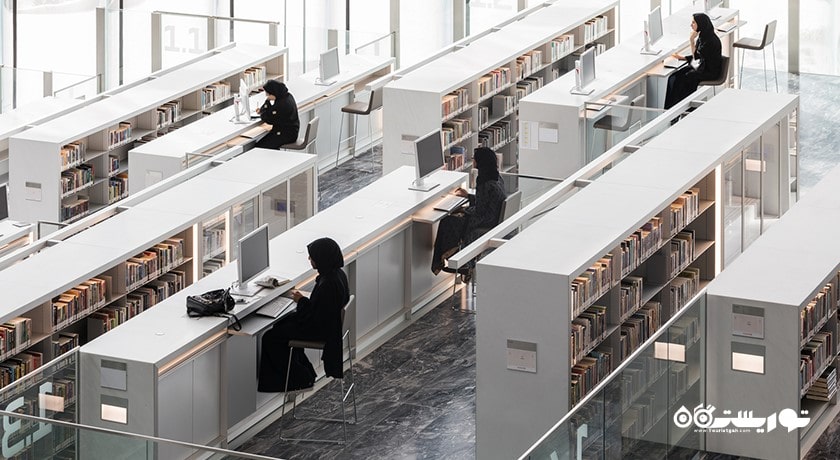  کتابخانه ملی قطر شهر قطر کشور دوحه