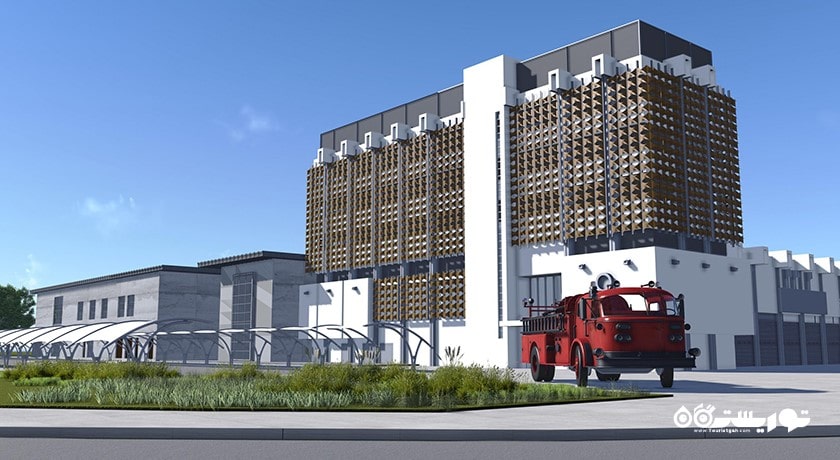  گالری هنری ایستگاه آتشنشانی شهر قطر کشور دوحه