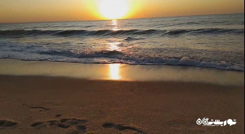 سرگرمی سفر دریایی غروب آفتاب شهر بلغارستان کشور وارنا