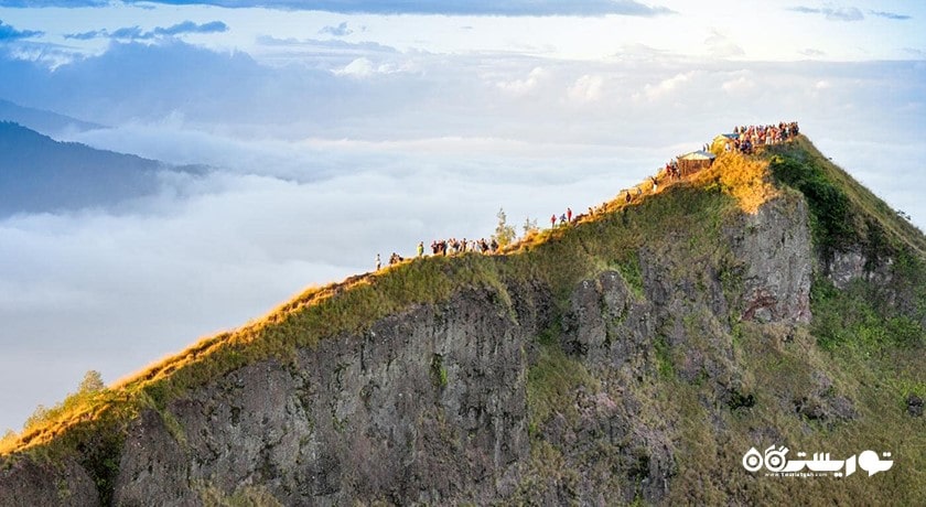  آتشفشان کینتامانی شهر اندونزی کشور بالی