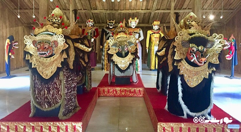  خانه ماسک و عروسک های ستیا دارما شهر اندونزی کشور بالی