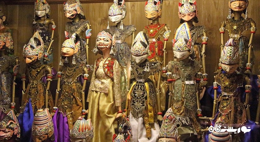  خانه ماسک و عروسک های ستیا دارما شهر اندونزی کشور بالی