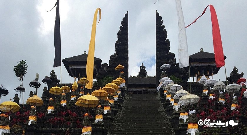  معبد بساکی شهر اندونزی کشور بالی