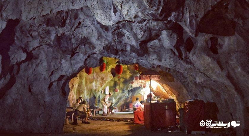  معبد گوآ گیری پوتری شهر اندونزی کشور بالی