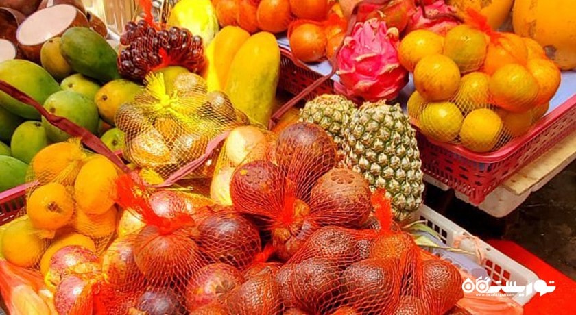 مرکز خرید بازار هنر اوبود شهر اندونزی کشور بالی