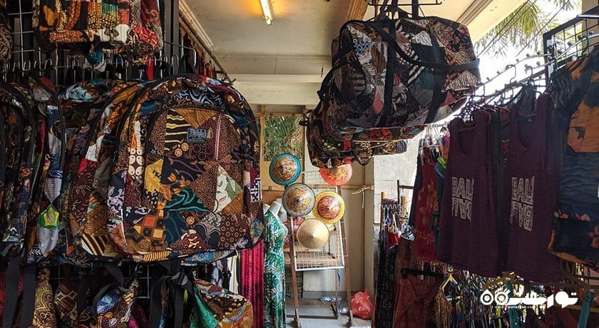 مرکز خرید بازار هنر اوبود شهر اندونزی کشور بالی