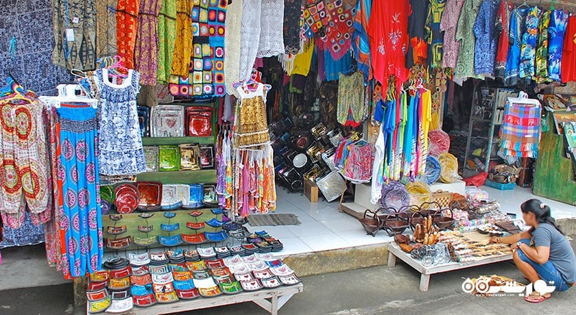 مرکز خرید مرکز صنایع دستی تگالالانگ شهر اندونزی کشور بالی