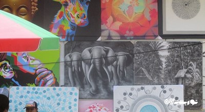 مرکز خرید بازار هنر کوتا شهر اندونزی کشور بالی