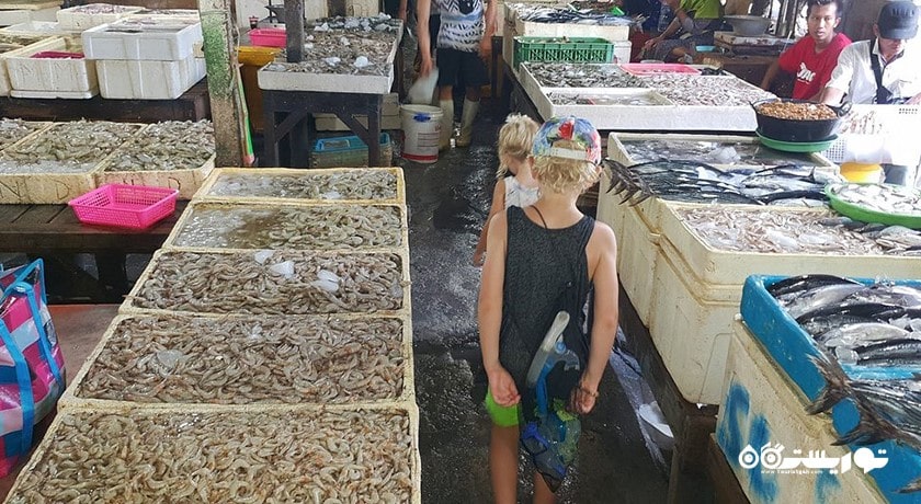 مرکز خرید بازار جیمباران شهر اندونزی کشور بالی