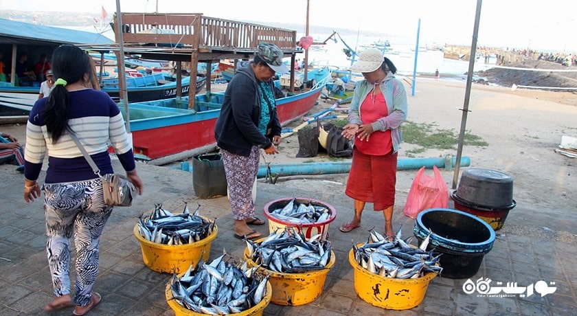 مرکز خرید بازار جیمباران شهر اندونزی کشور بالی