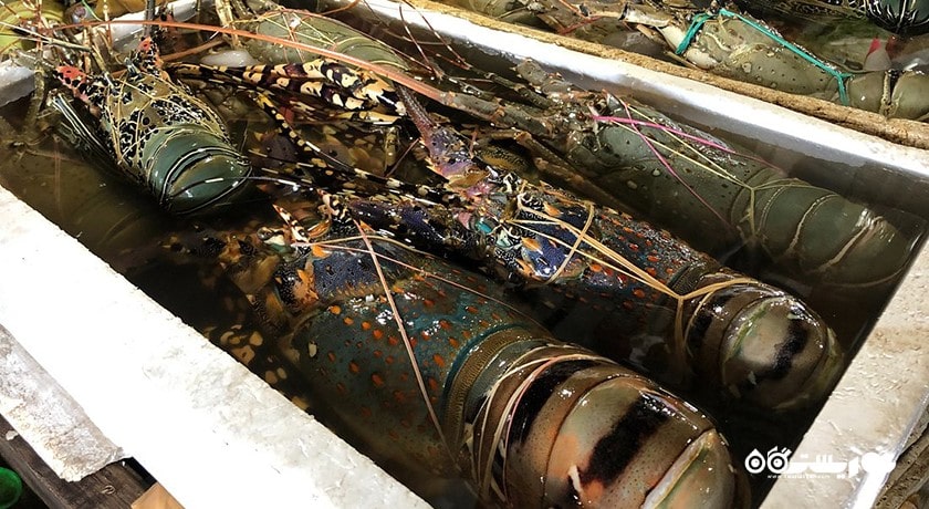 مرکز خرید بازار جیمباران شهر اندونزی کشور بالی