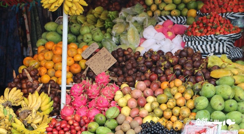 مرکز خرید بازار کندی کونینگ شهر اندونزی کشور بالی