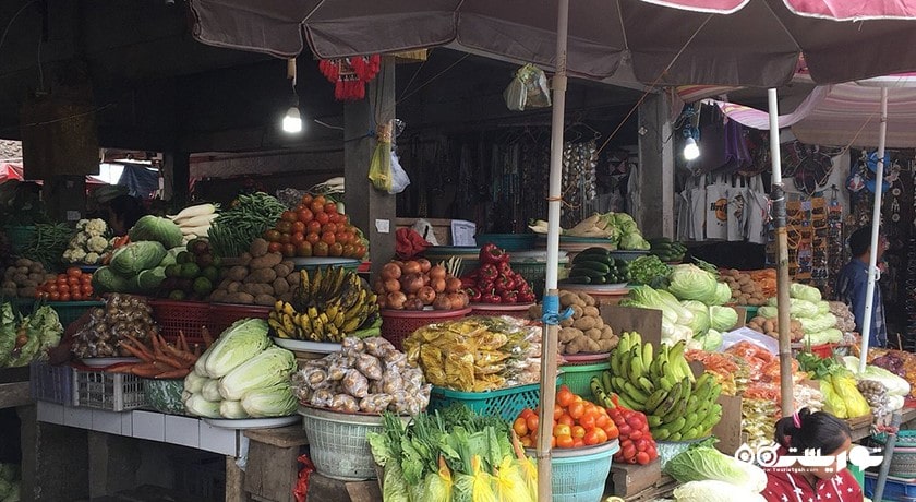 مرکز خرید بازار کندی کونینگ شهر اندونزی کشور بالی