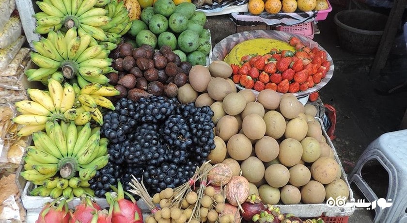 مرکز خرید بازار کندی کونینگ شهر اندونزی کشور بالی