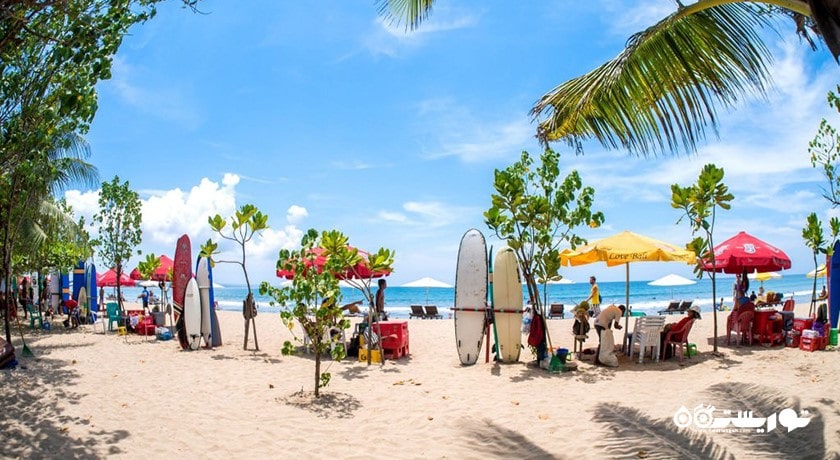 سرگرمی ساحل کوتا شهر اندونزی کشور بالی