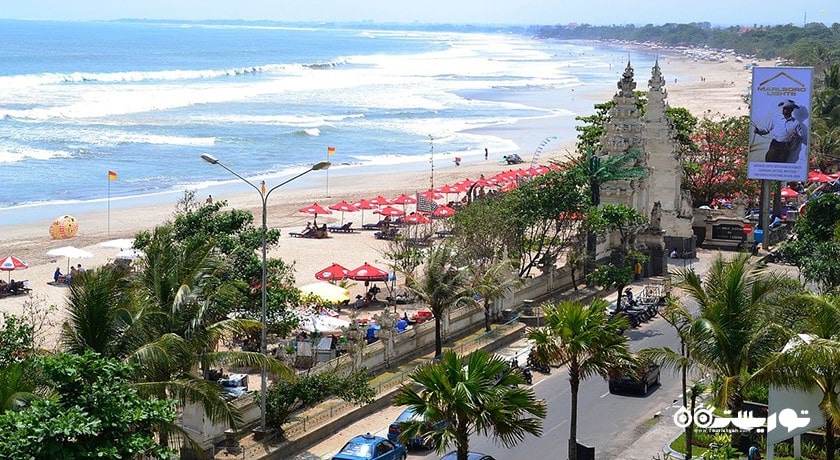 سرگرمی ساحل کوتا شهر اندونزی کشور بالی