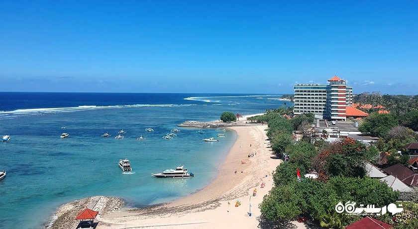 سرگرمی ساحل سانور شهر اندونزی کشور بالی