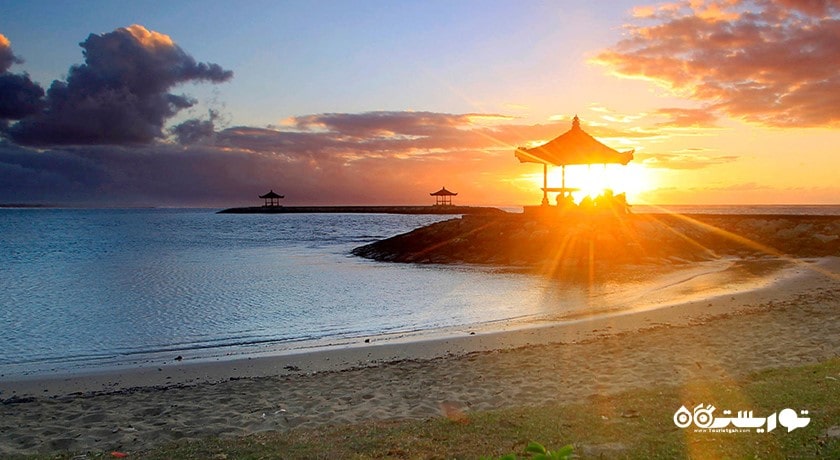 سرگرمی ساحل نوسا دوآ شهر اندونزی کشور بالی