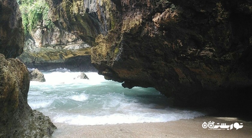 سرگرمی ساحل سولوبان شهر اندونزی کشور بالی