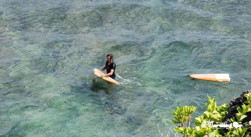 سرگرمی ساحل سولوبان شهر اندونزی کشور بالی