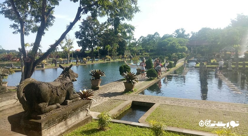  باغ آبی سلطنتی تیرتا گانگا شهر اندونزی کشور بالی