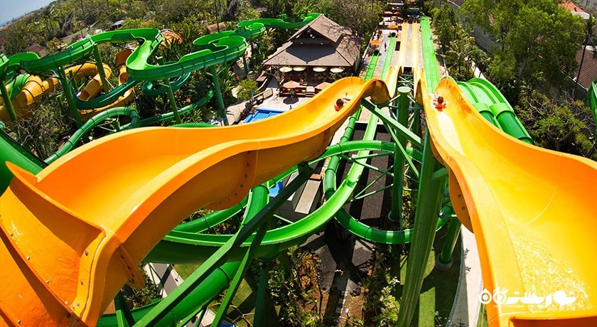 سرگرمی واتربوم بالی شهر اندونزی کشور بالی