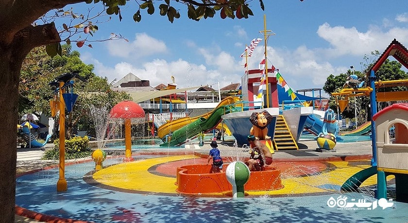 سرگرمی پارک آبی سیرک شهر اندونزی کشور بالی