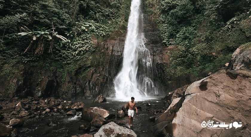  آبشار گیتگیت شهر اندونزی کشور بالی