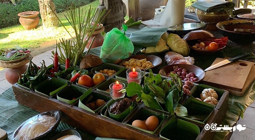 سرگرمی کلاس آشپزی ایبو سولاستری شهر اندونزی کشور بالی