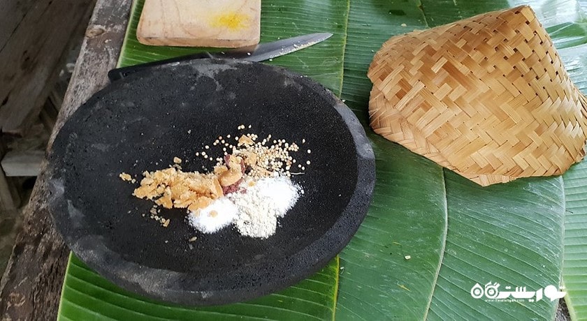 سرگرمی کلاس آشپزی ایبو سولاستری شهر اندونزی کشور بالی