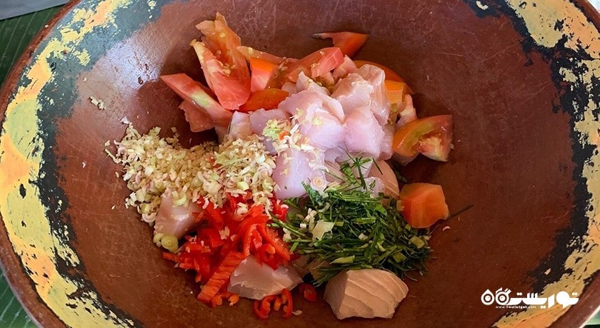 سرگرمی کلاس آشپزی ایبو سولاستری شهر اندونزی کشور بالی