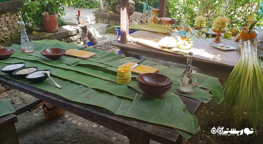 سرگرمی کلاس آشپزی ایبو سولاستری شهر اندونزی کشور بالی