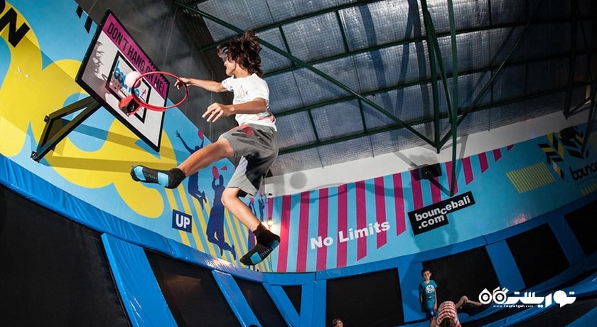 سرگرمی مرکز ترامپولین بونس بالی شهر اندونزی کشور بالی