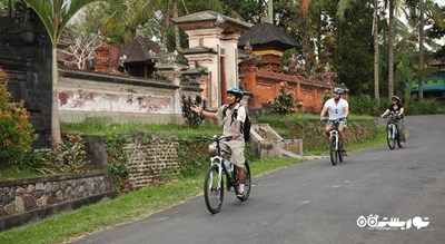 سرگرمی دوچرخه سواری در بالی شهر اندونزی کشور بالی