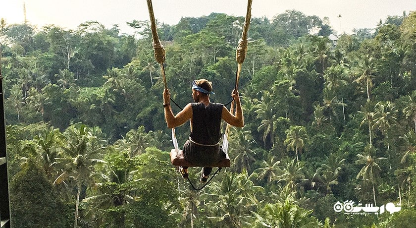 سرگرمی بالی سویینگ شهر اندونزی کشور بالی