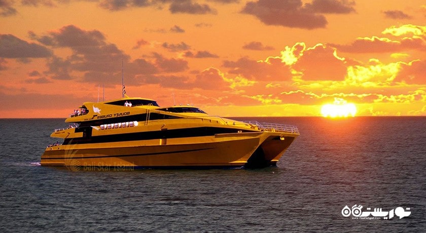 سفر دریایی غروب به همراه شام -  شهر بالی