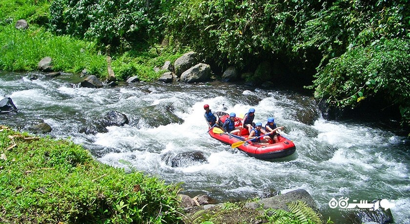 سرگرمی رفتینگ در بالی شهر اندونزی کشور بالی