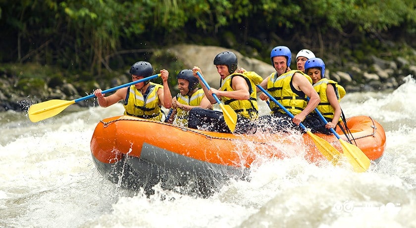 سرگرمی رفتینگ در بالی شهر اندونزی کشور بالی