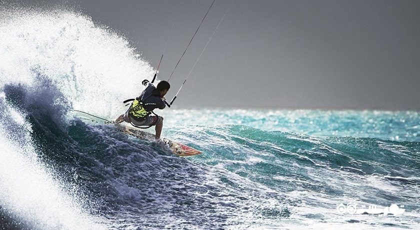 سرگرمی کایت سرفینگ در بالی شهر اندونزی کشور بالی