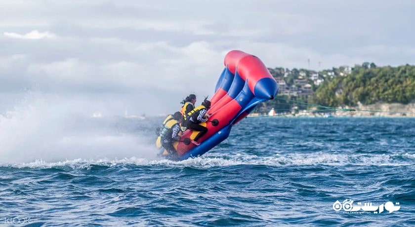 سرگرمی فلایینگ فیش در بالی شهر اندونزی کشور بالی