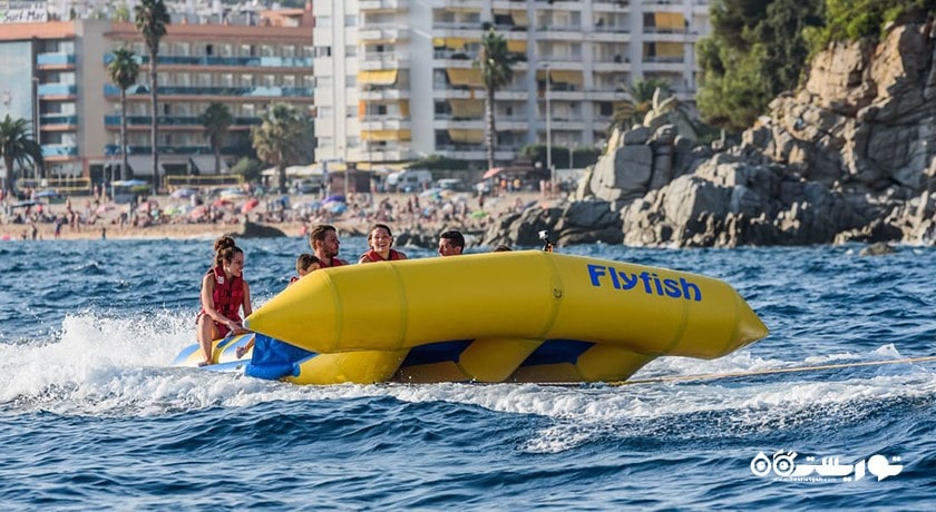 سرگرمی فلایینگ فیش در بالی شهر اندونزی کشور بالی