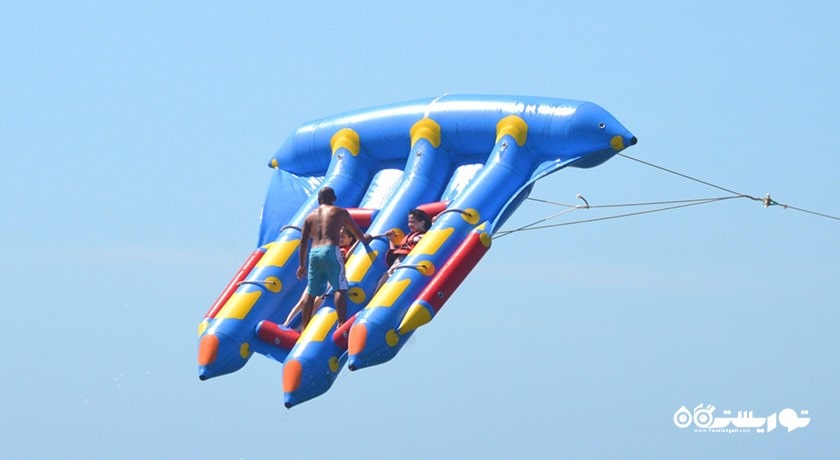 سرگرمی فلایینگ فیش در بالی شهر اندونزی کشور بالی