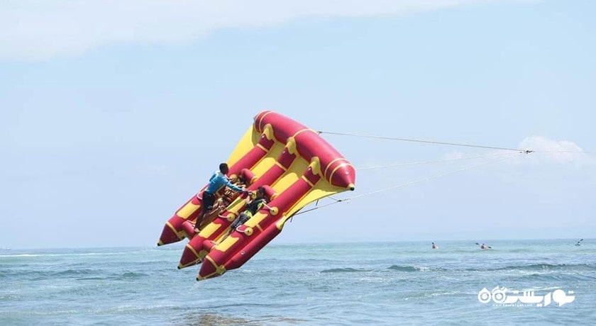 سرگرمی فلایینگ فیش در بالی شهر اندونزی کشور بالی