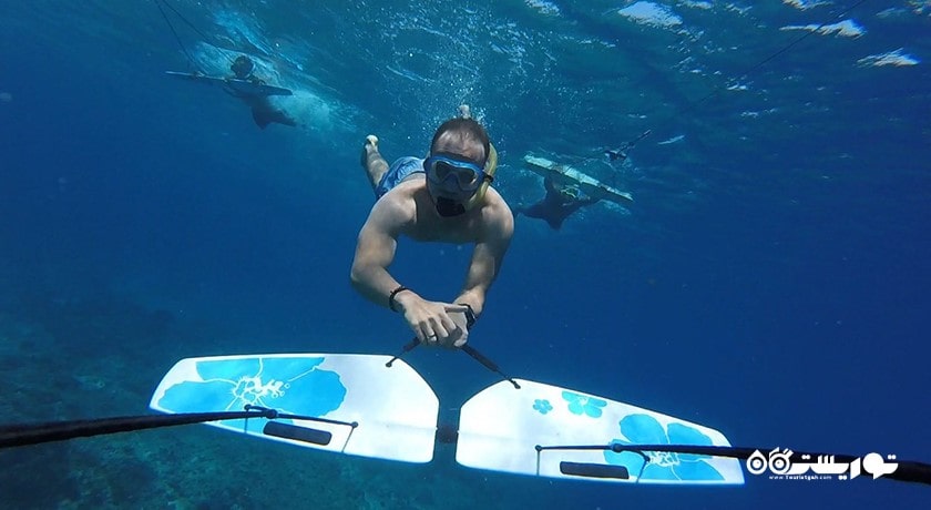 سرگرمی ساب وینگ در بالی شهر اندونزی کشور بالی