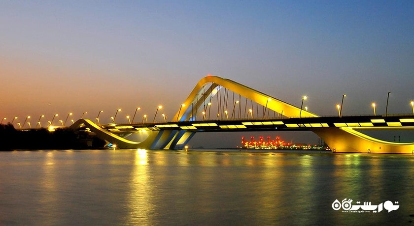  پل شیخ زاید شهر امارات متحده عربی کشور ابوظبی