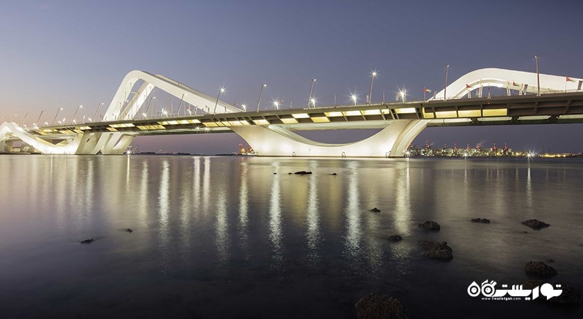  پل شیخ زاید شهر امارات متحده عربی کشور ابوظبی